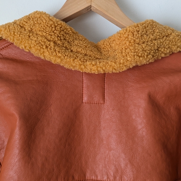 We The Free Kaja Vegan Bonded Peacoat Size Large - Picture 11 of 12